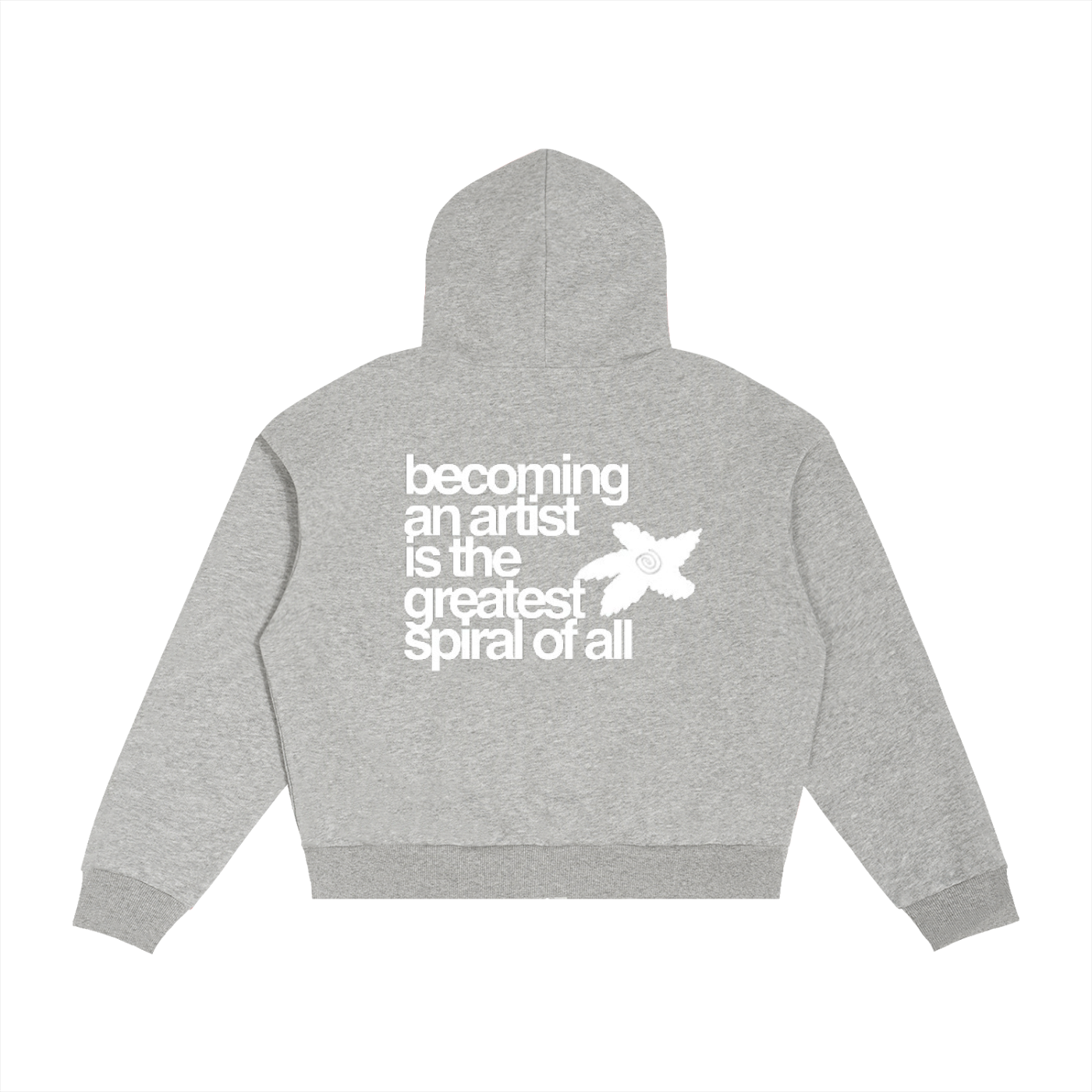 artist spiral zip-up