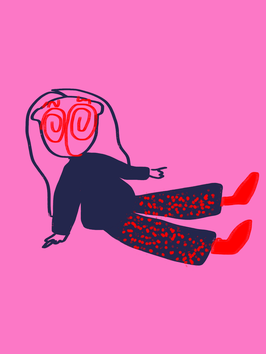 Creating in active grief spiral