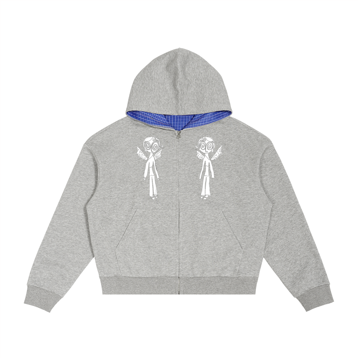 artist spiral zip-up