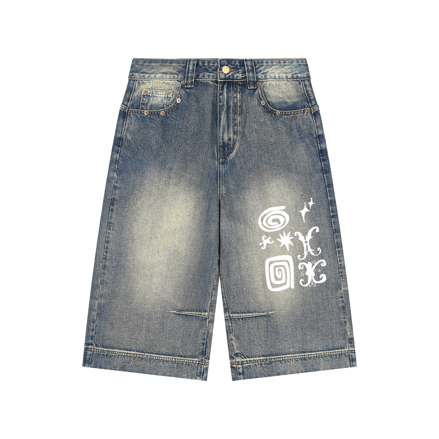 spiral eyedd jorts