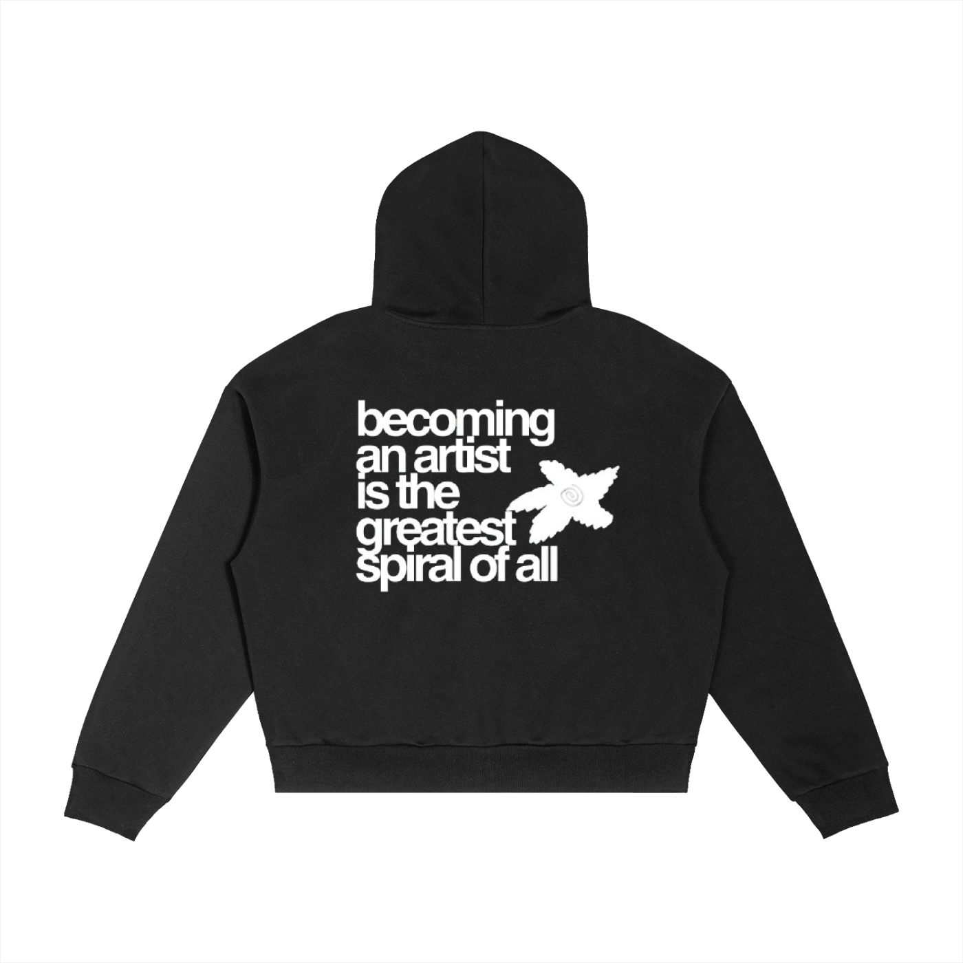 artist spiral zip-up